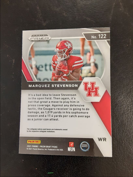 2021 Panini Prizm Draft Picks Collegiate Marquez Stevenson