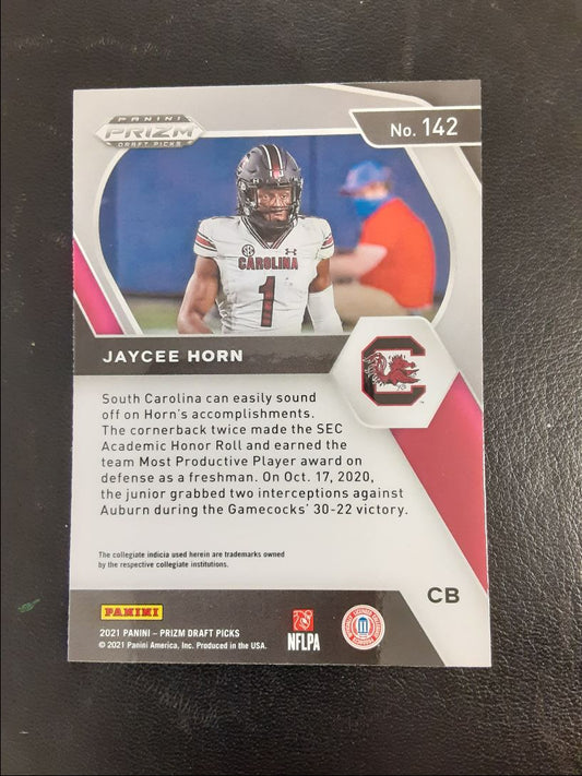 2021 Panini Prizm Draft Picks Collegiate Jaycee Horn