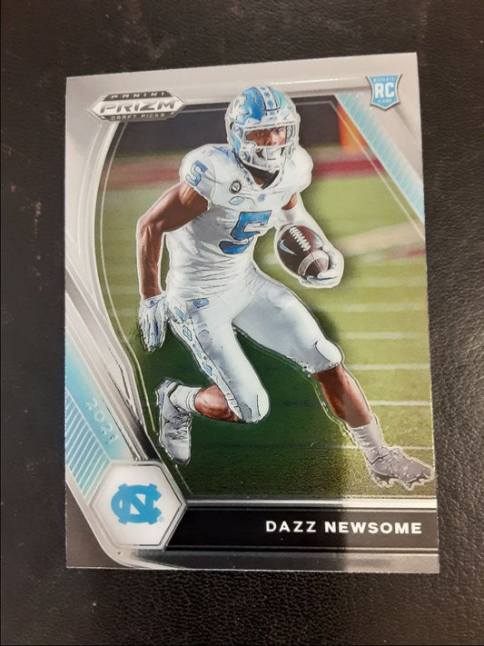 2021 Panini Prizm Draft Picks Collegiate Dazz Newsome