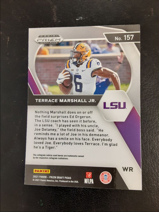 2021 Panini Prizm Draft Picks Collegiate Terrace Marshall Jr.