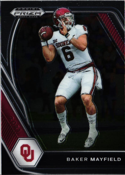 2021 Panini Prizm Draft Picks Collegiate Baker Mayfield