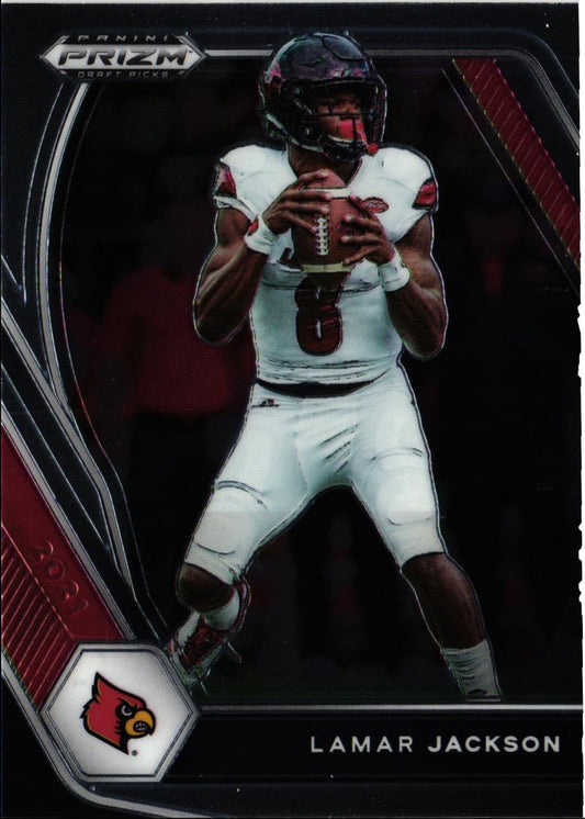 2021 Panini Prizm Draft Picks Collegiate Lamar Jackson