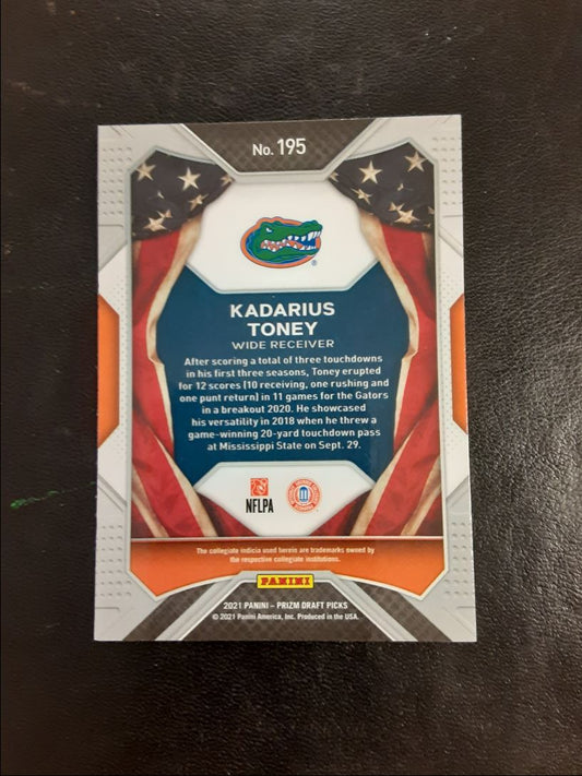 2021 Panini Prizm Draft Picks Collegiate All-American Kadarius Toney