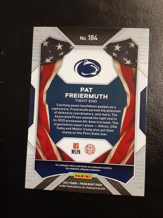 2021 Panini Prizm Draft Picks Collegiate All-Americans Pat Freiermuth