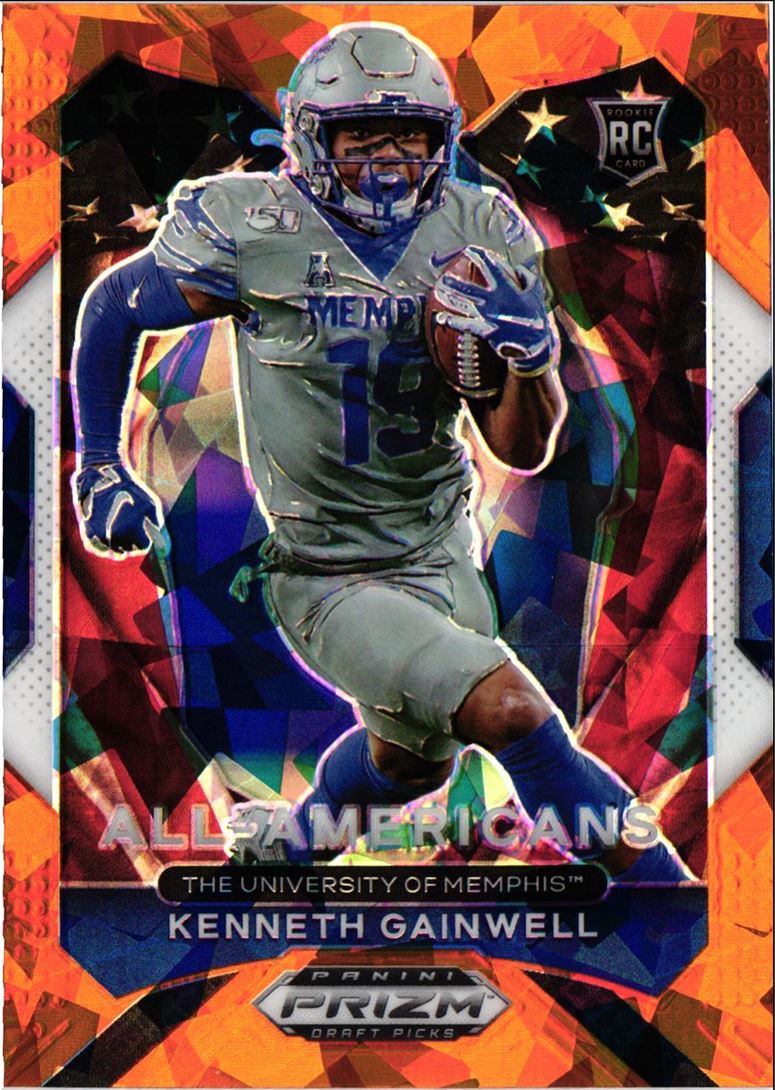 2021 Panini Prizm Draft Picks Collegiate All-Americans Orange Ice Kenneth Gainwell