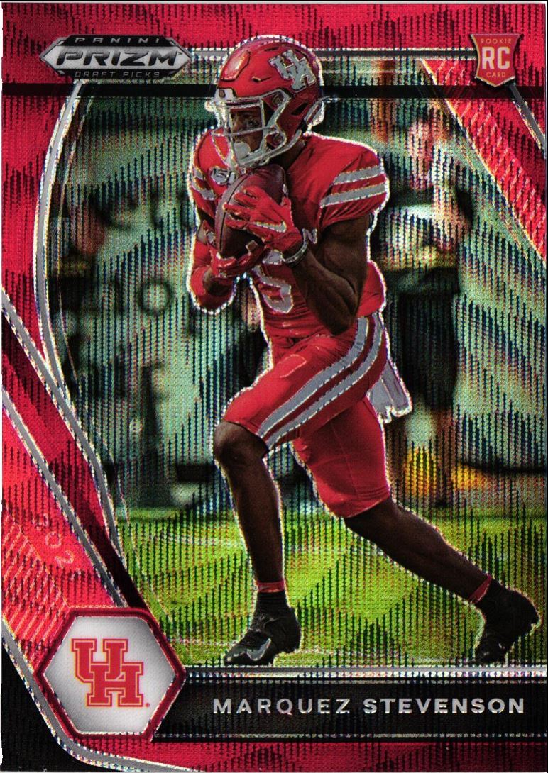 2021 Panini Prizm Draft Picks Collegiate Red Wave Marquez Stevenson