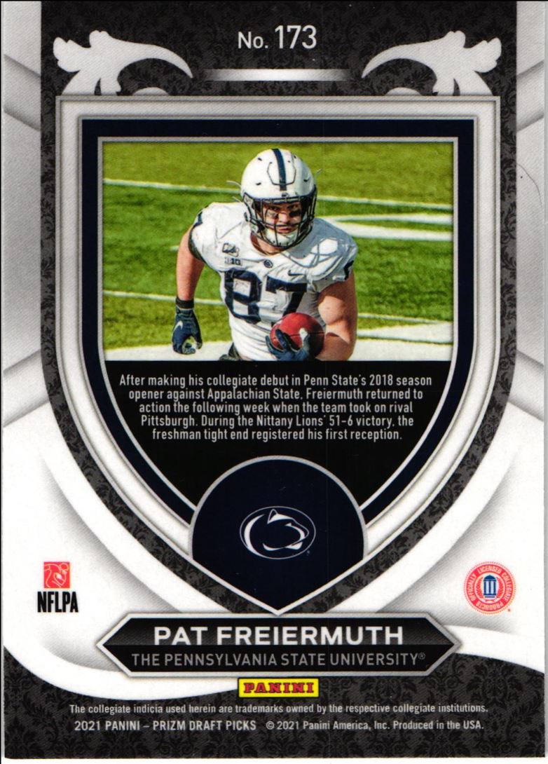 2021 Panini Prizm Draft Picks Crusade Pat Freiermuth