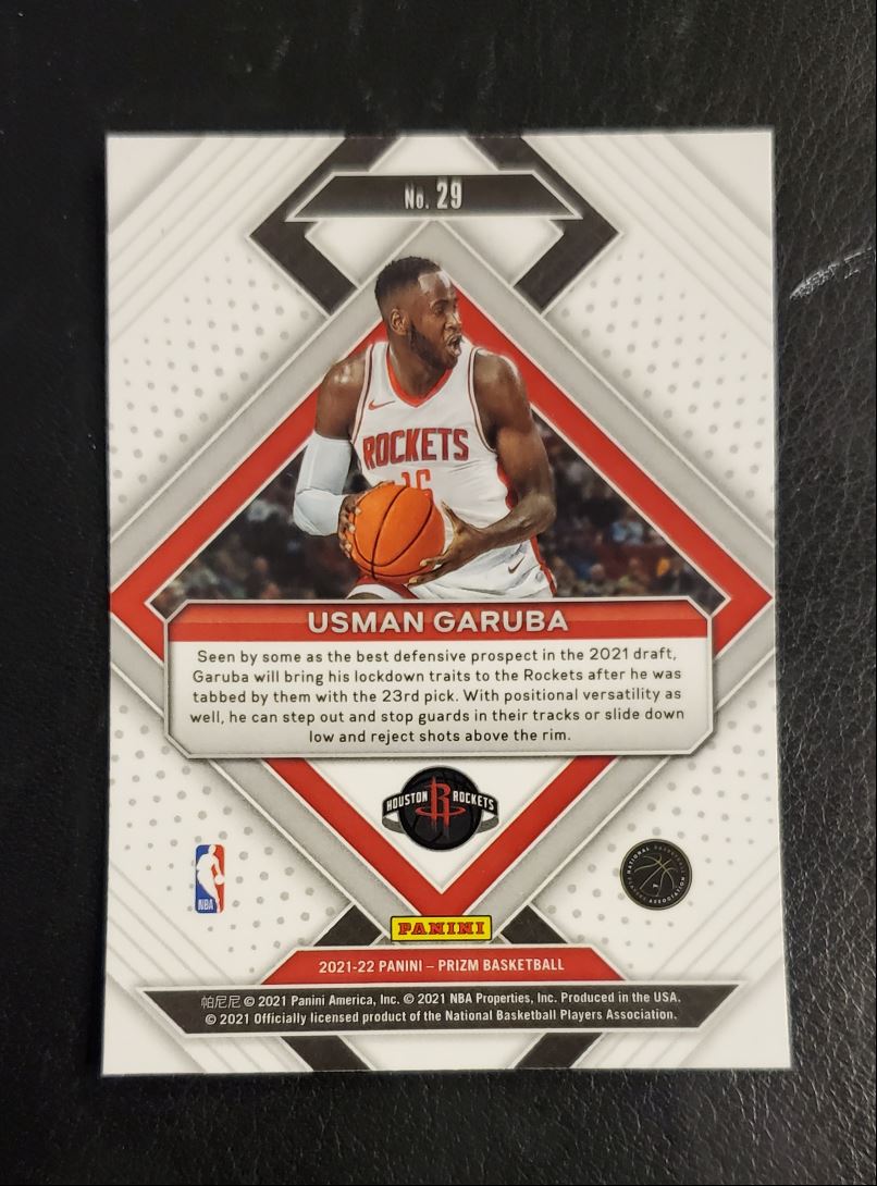 2021 Panini Prizm Emergent Usman Garuba