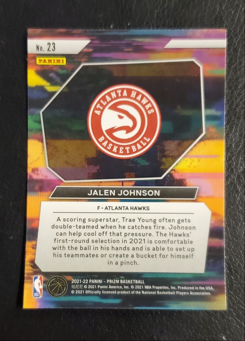 2021 Panini Prizm Instant Impact Jalen Johnson