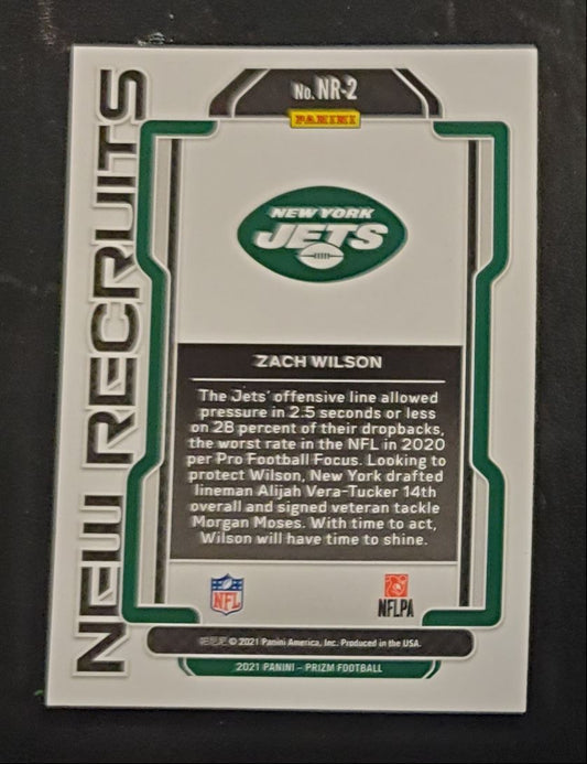 2021 Panini Prizm New Recruits Zach Wilson