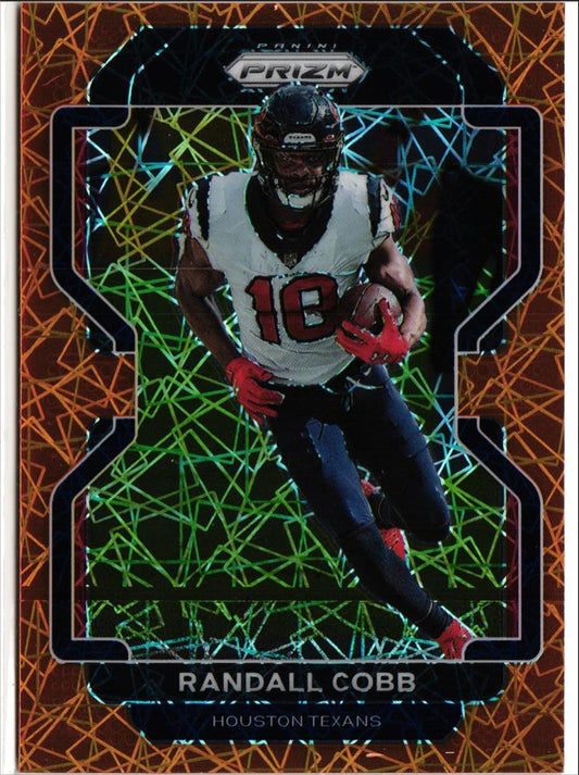 2021 Panini Prizm Orange Laser Prizm Randall Cobb