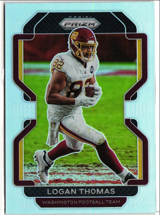 2021 Panini Prizm Silver Prizm Logan Thomas