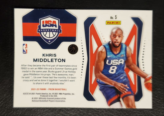 2021 Panini Prizm USA Basketball Khris Middleton