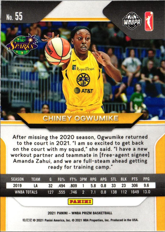 2021 Panini Prizm WNBA Chiney Ogwumike