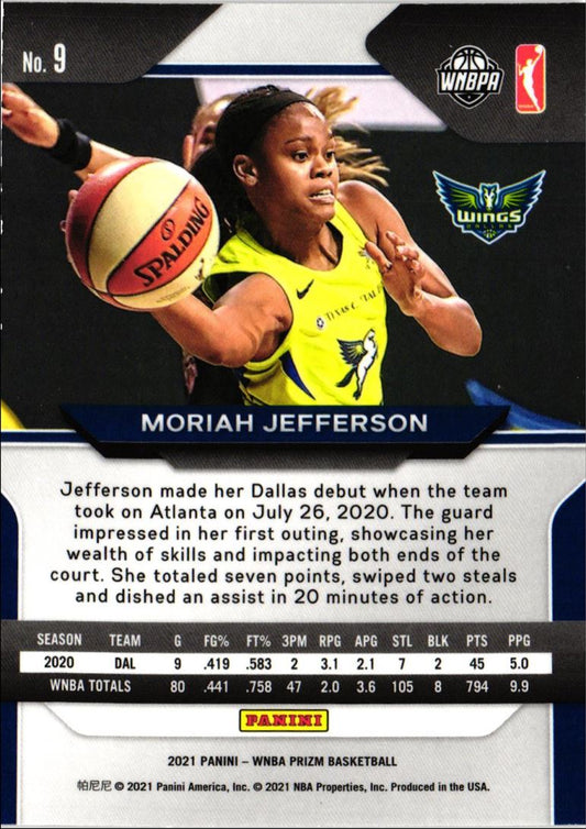 2021 Panini Prizm WNBA Moriah Jefferson