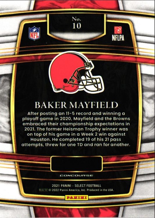 2021 Panini Select Baker Mayfield