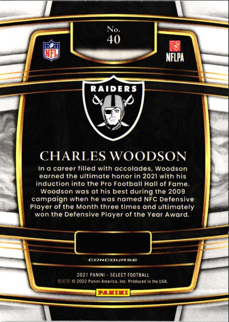 2021 Panini Select Charles Woodson