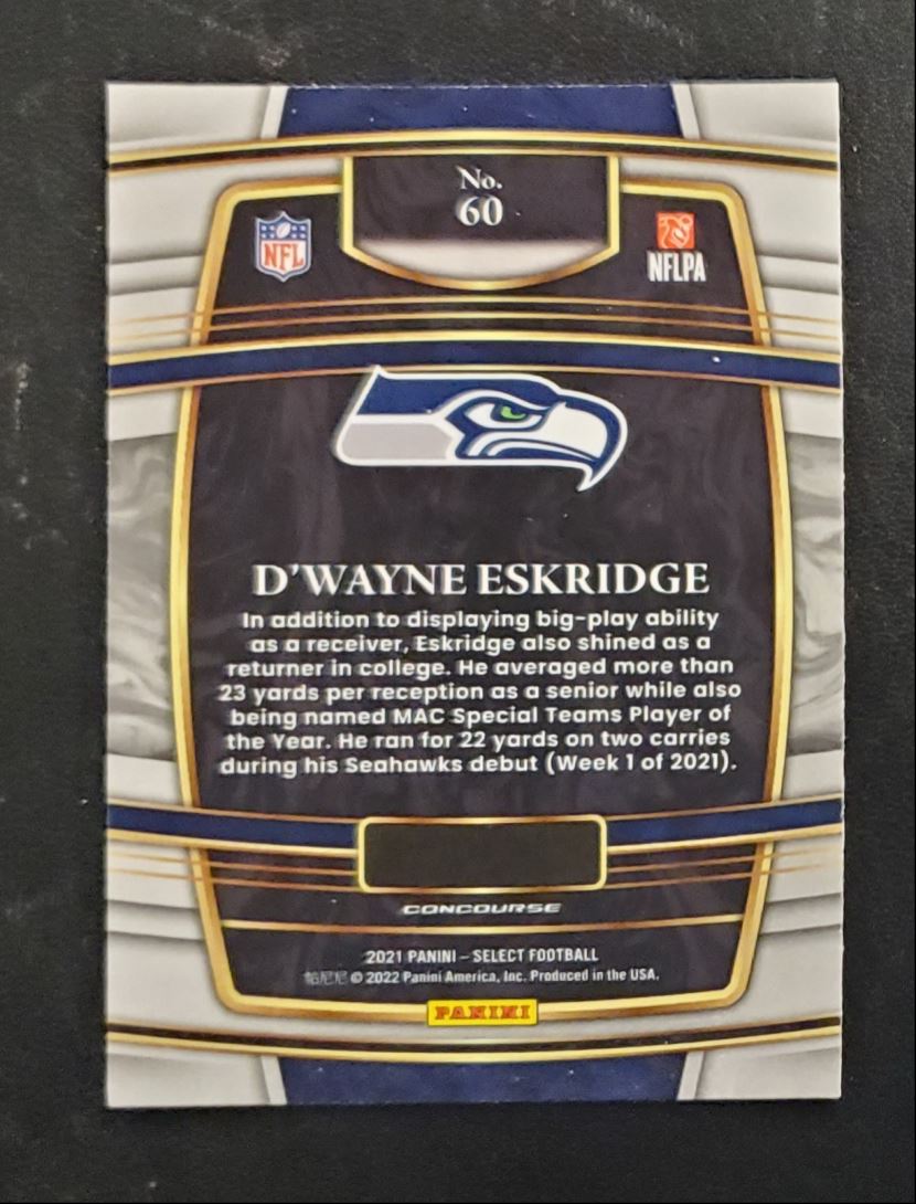 2021 Panini Select D'Wayne Eskridge