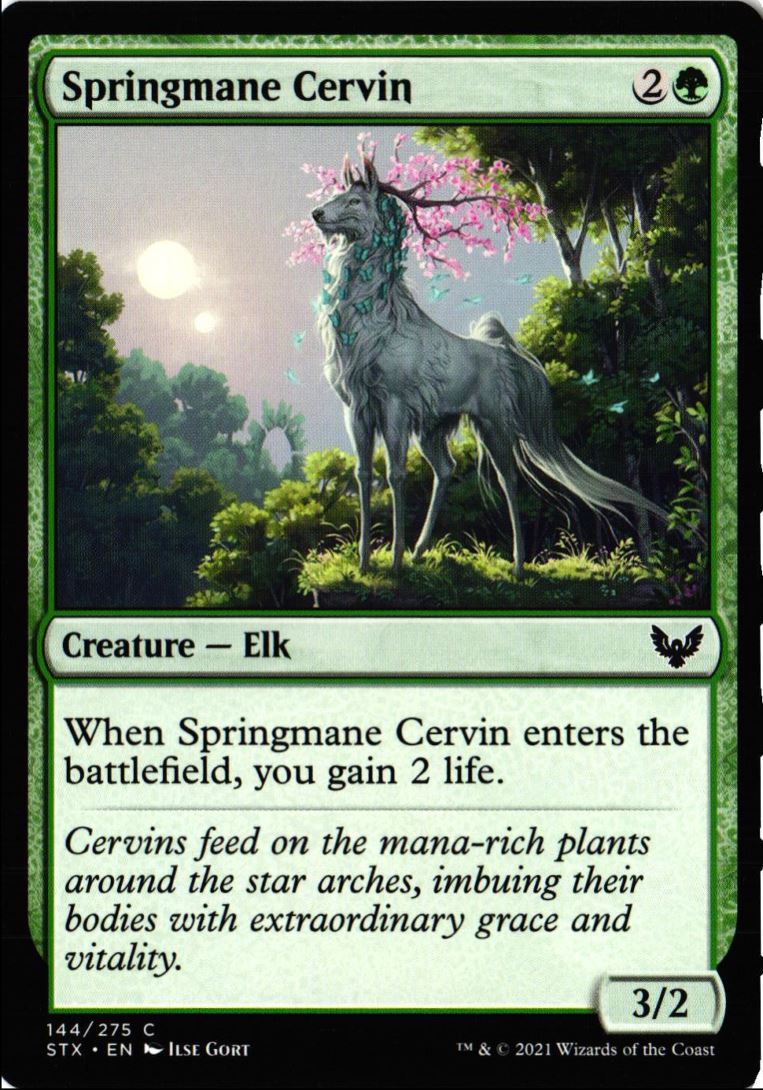 2021 Strixhaven : School of Mages Springmane Cervin