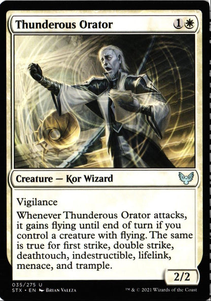 2021 Strixhaven : School of Mages Thunderous Orator