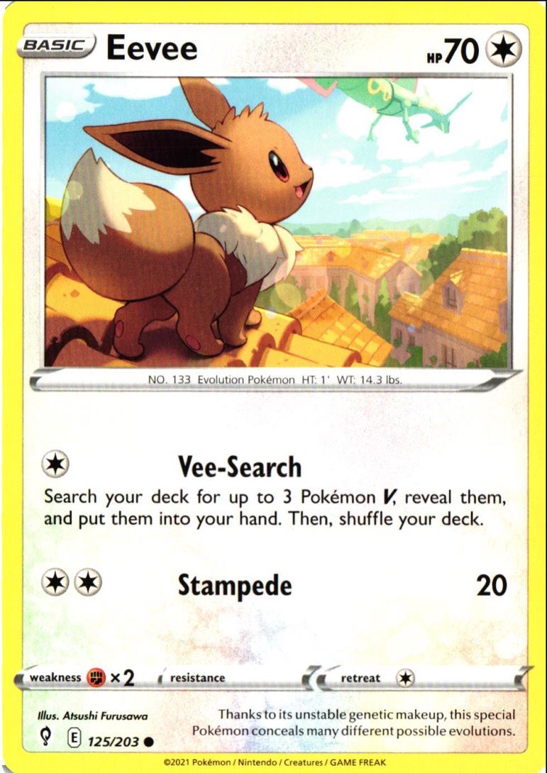 2021 Sword & Shield - Evolving Skies Eevee