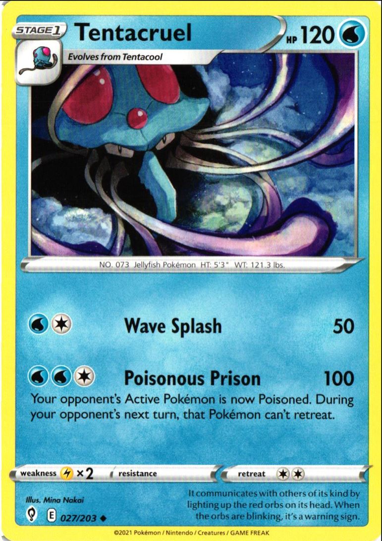 2021 Sword & Shield - Evolving Skies Tentacruel