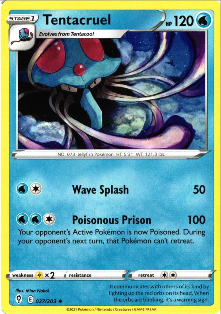 2021 Sword & Shield - Evolving Skies Tentacruel