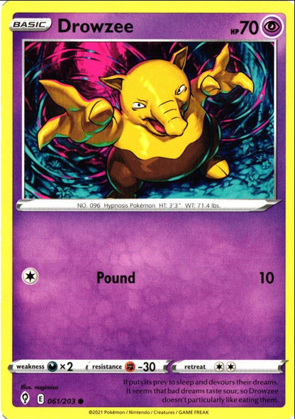 2021 Sword & Shield - Evolving Skies Drowzee