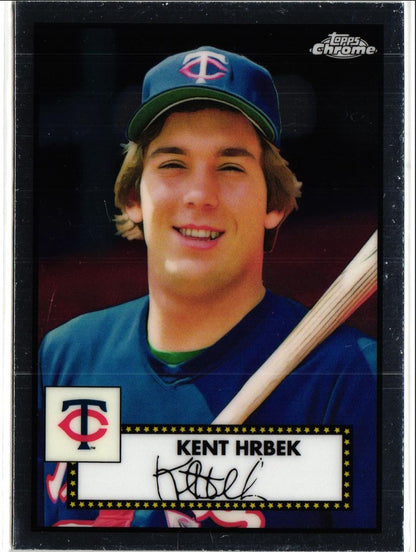 2021 Topps Chrome Platinum Anniversary Kent Hrbek