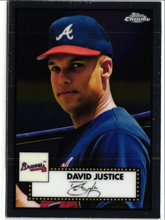 2021 Topps Chrome Platinum Anniversary David Justice