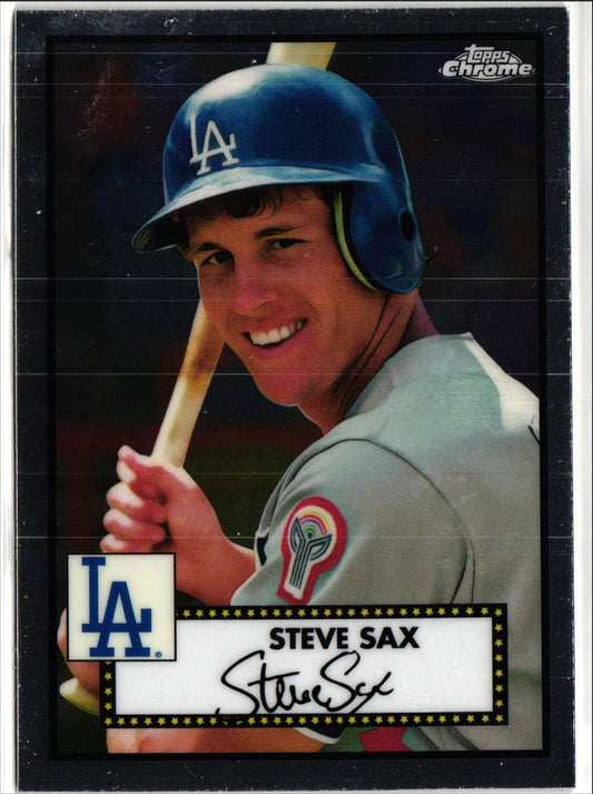 2021 Topps Chrome Platinum Anniversary Steve Sax