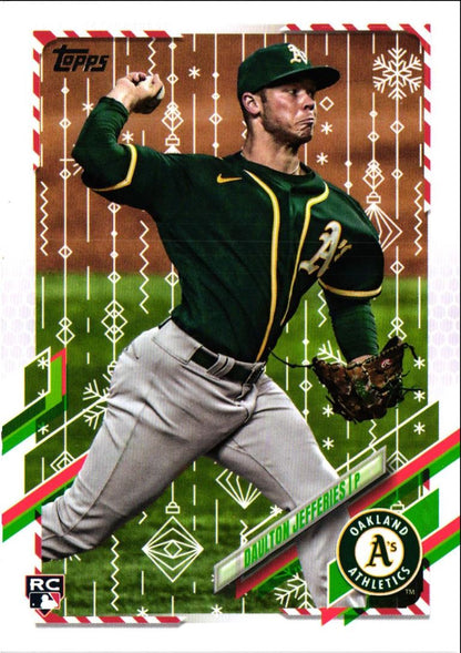 2021 Topps Holiday Daulton Jefferies