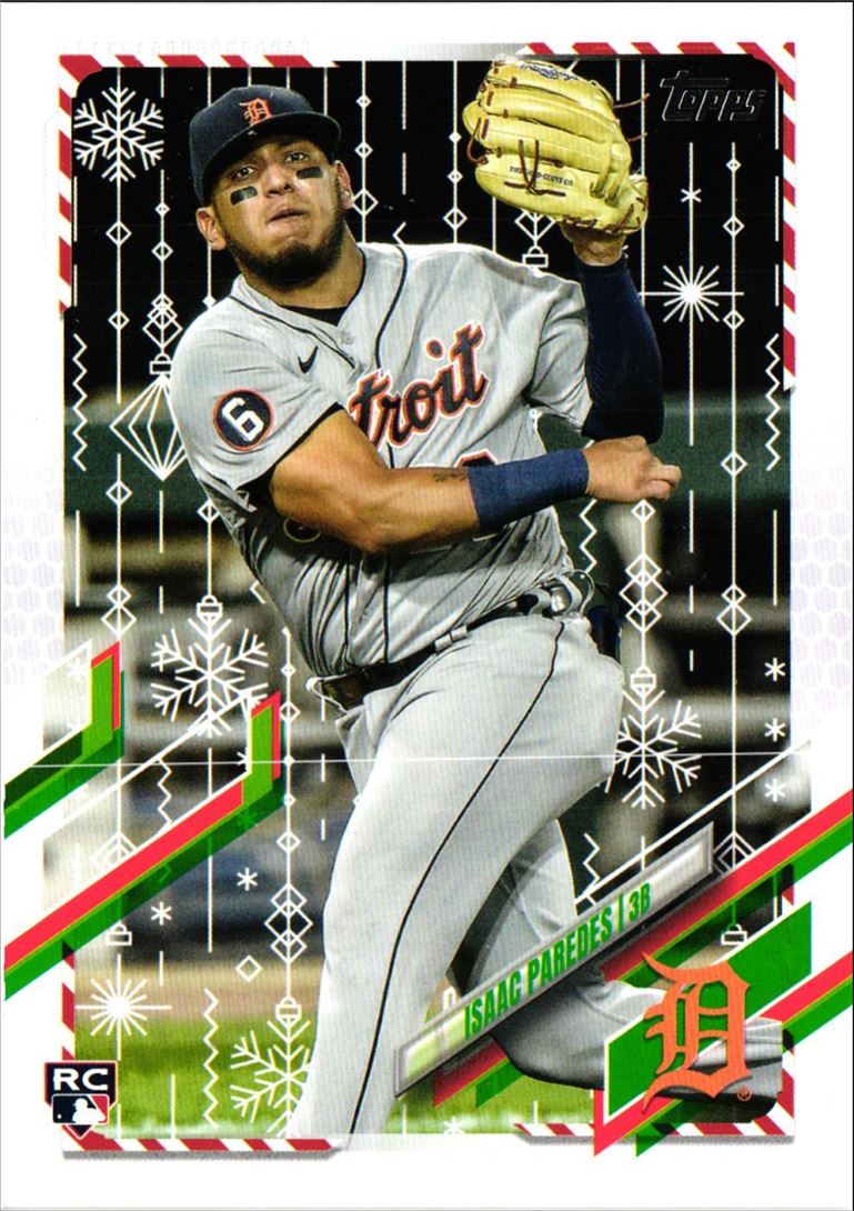 2021 Topps Holiday Isaac Paredes