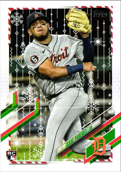 2021 Topps Holiday Isaac Paredes