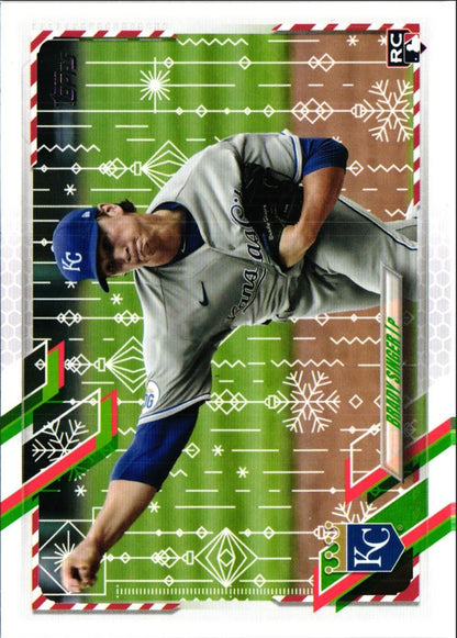 2021 Topps Holiday Brady Singer