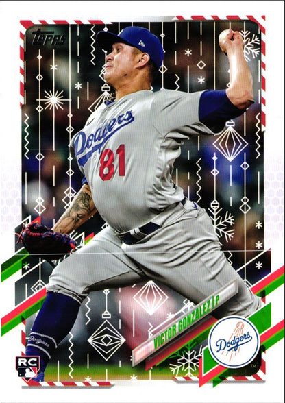 2021 Topps Holiday Victor Gonzalez