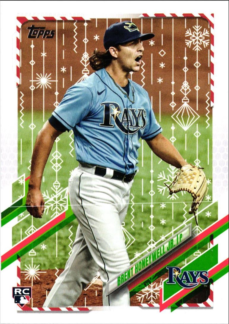 2021 Topps Holiday Brent Honeywell Jr.