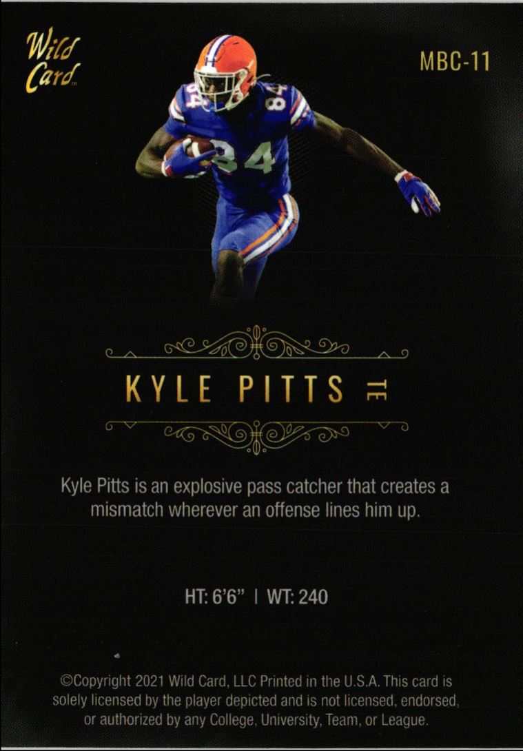 2021 Wikd Card Matte Kyle Pitts