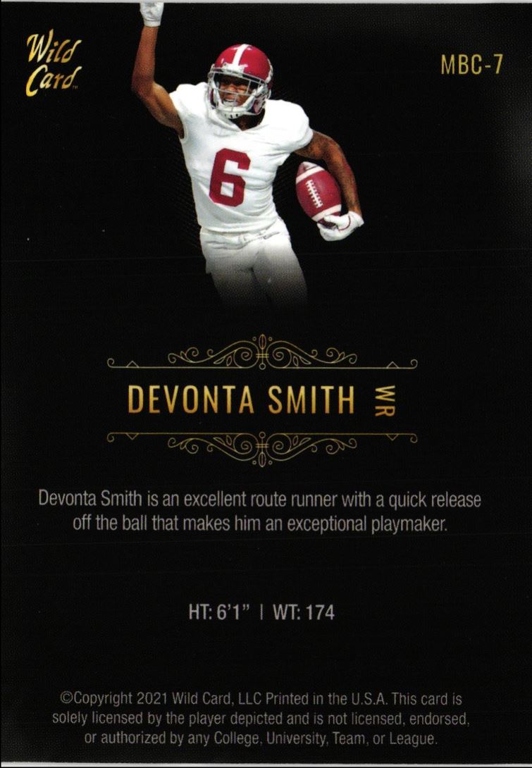 2021 Wikd Card Matte Devonta Smith