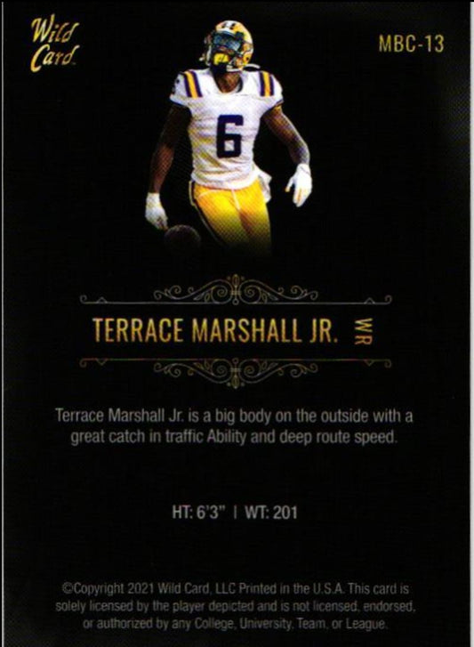 2021 Wild Card Matte Terrace Marshall Jr.