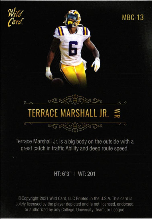 2021 Wild Card Matte Terrace Marshall Jr.