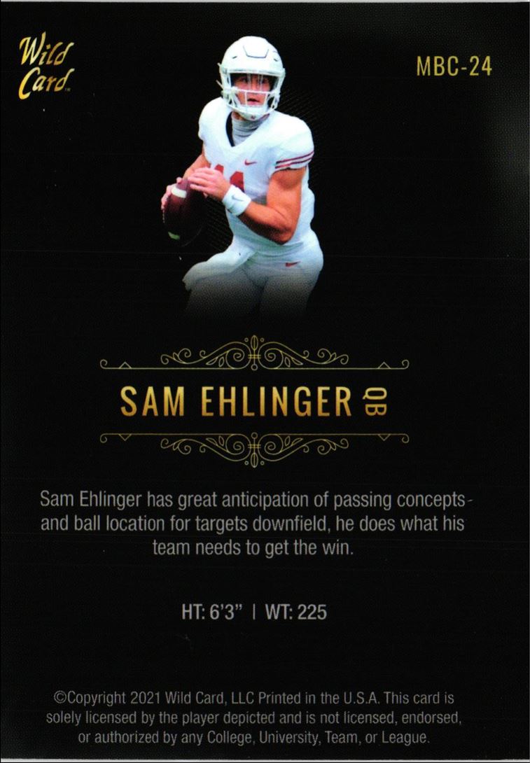 2021 Wild Card Matte Sam Ehlinger