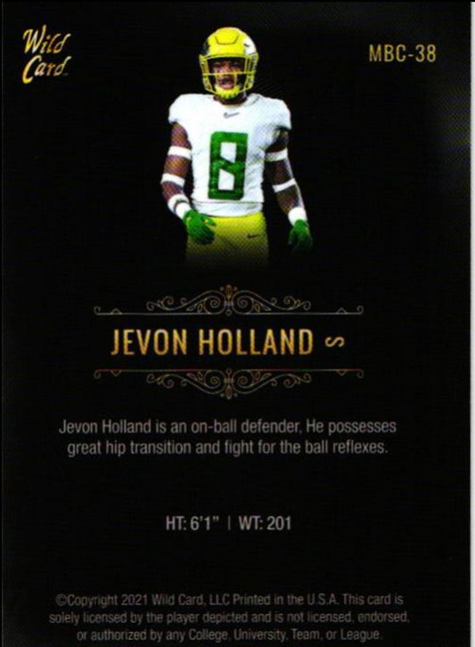 2021 Wild Card Matte Jevon Holland