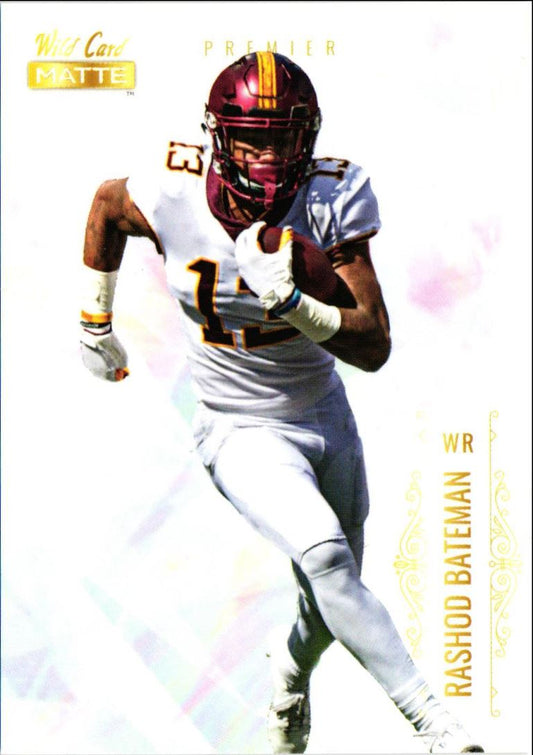 2021 Wild Card Matte White Rashod Bateman