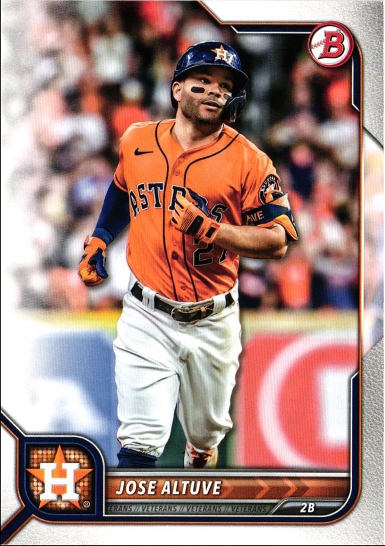 2022 Bowman Jose Altuve