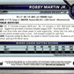 2022 Bowman Chrome Prospects Robby Martin Jr.