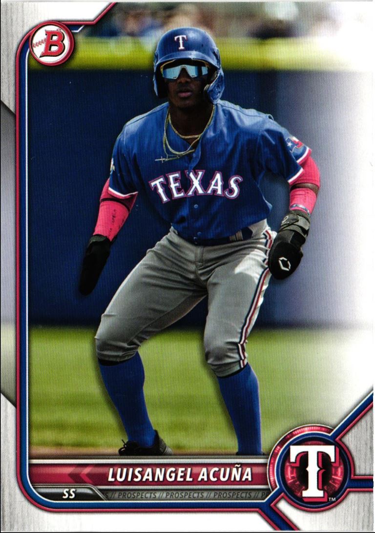 2022 Bowman Prospects Luisangel Acuña