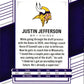 2022 Donruss Elite Justin Jefferson