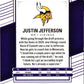 2022 Donruss Elite Justin Jefferson