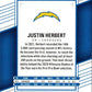 2022 Donruss Elite Justin Herbert